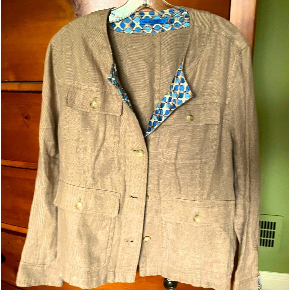 J McLaughlin Solange Linen Jacket
